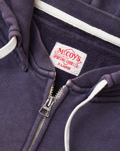 Second Hand Real McCoy's Mfg. Co. Zip Hoodie Gray/Purple Size XL