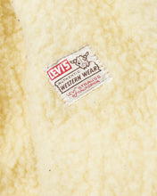Original Vintage Levi's Shorthorn Big E Suede Leather Sherpa Jacket Size L-XL