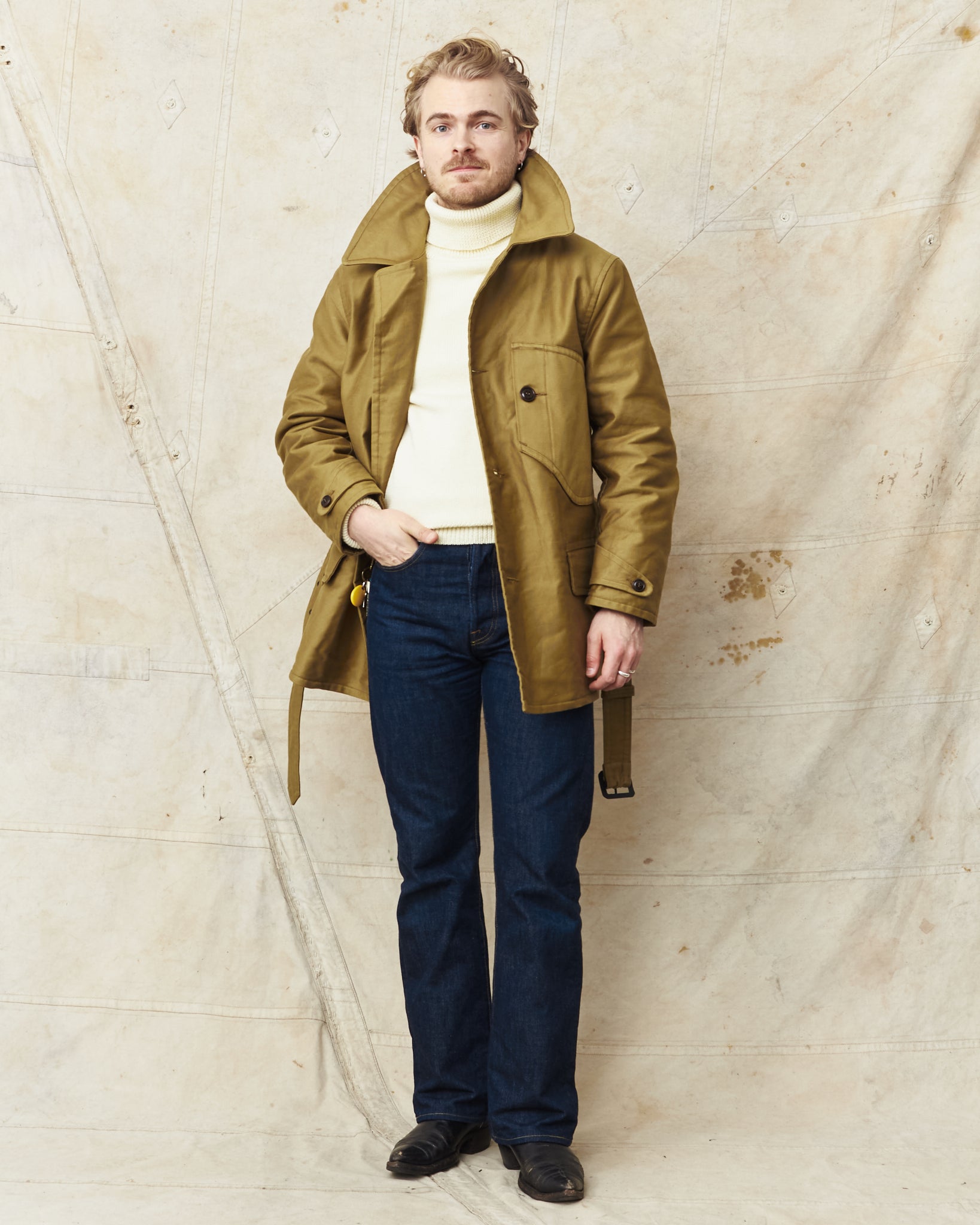 ジャケット・アウター BUZZ RICKSON'S JUNGLE CLOTH AVIATOR COAT 楽天市場】バズリクソンズ BUZZ RICKSON'S ミリタリーコート BR15588