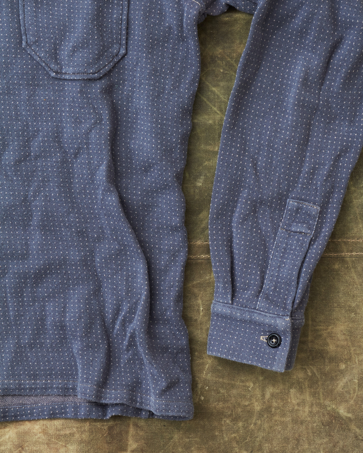 Second Hand Real McCoy's Double Diamond Work Shirt Gray Size L