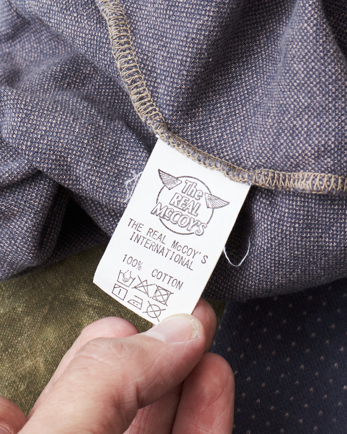 Second Hand Real McCoy's Double Diamond Work Shirt Gray Size L
