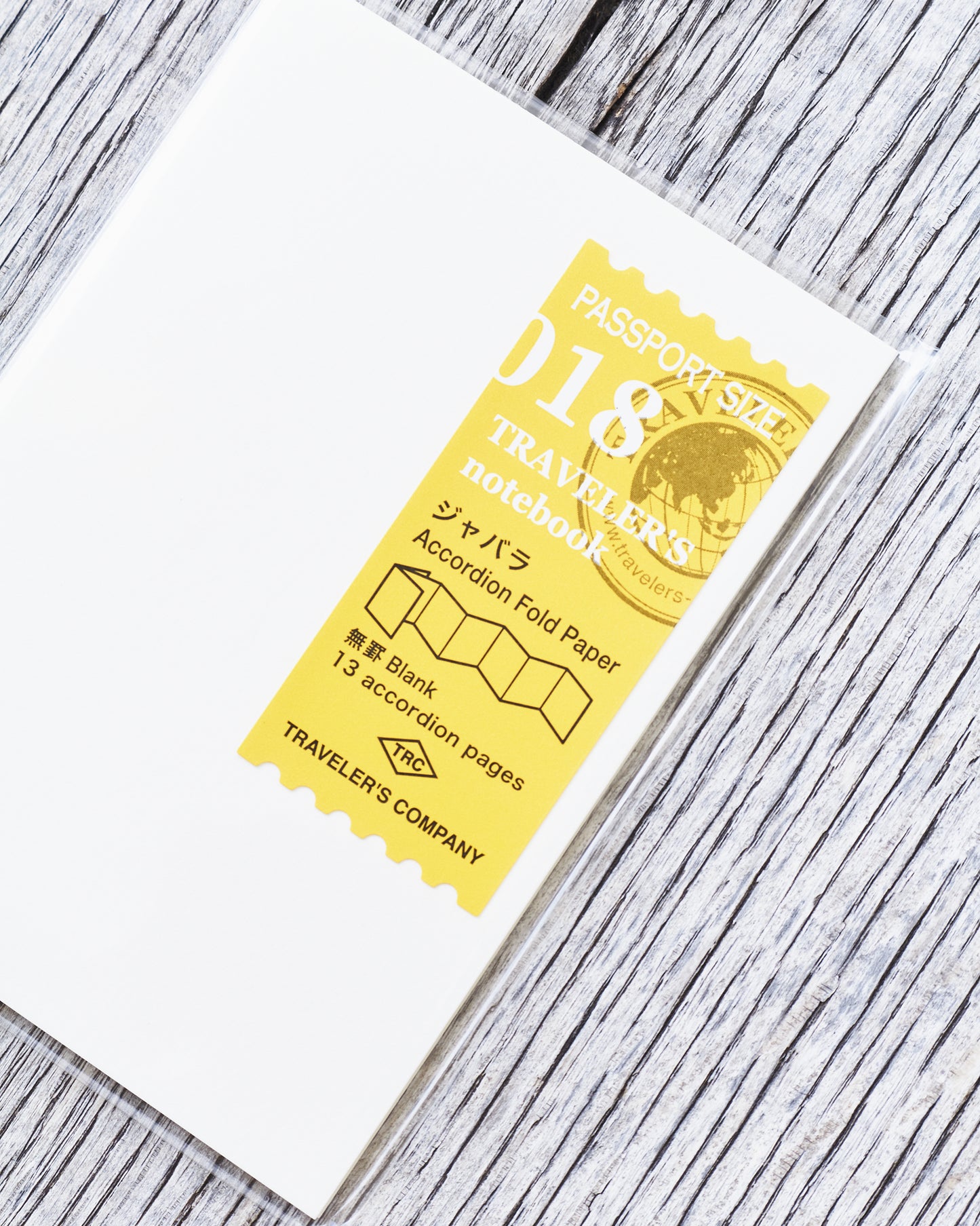 Traveler’s Company #018 Passport Size Notebook Accordion Fold Paper