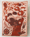 Indigofera x Björn Atldax Yorick Wool Blanket Pink/Rust Brown