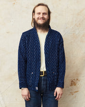 Indigofera Slowhand Shirt Indigo Kasuri Sashiko