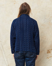 Indigofera Slowhand Shirt Indigo Kasuri Sashiko