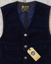 Buzz Rickson's Aviation Associates Corduroy Vest Navy BR15591