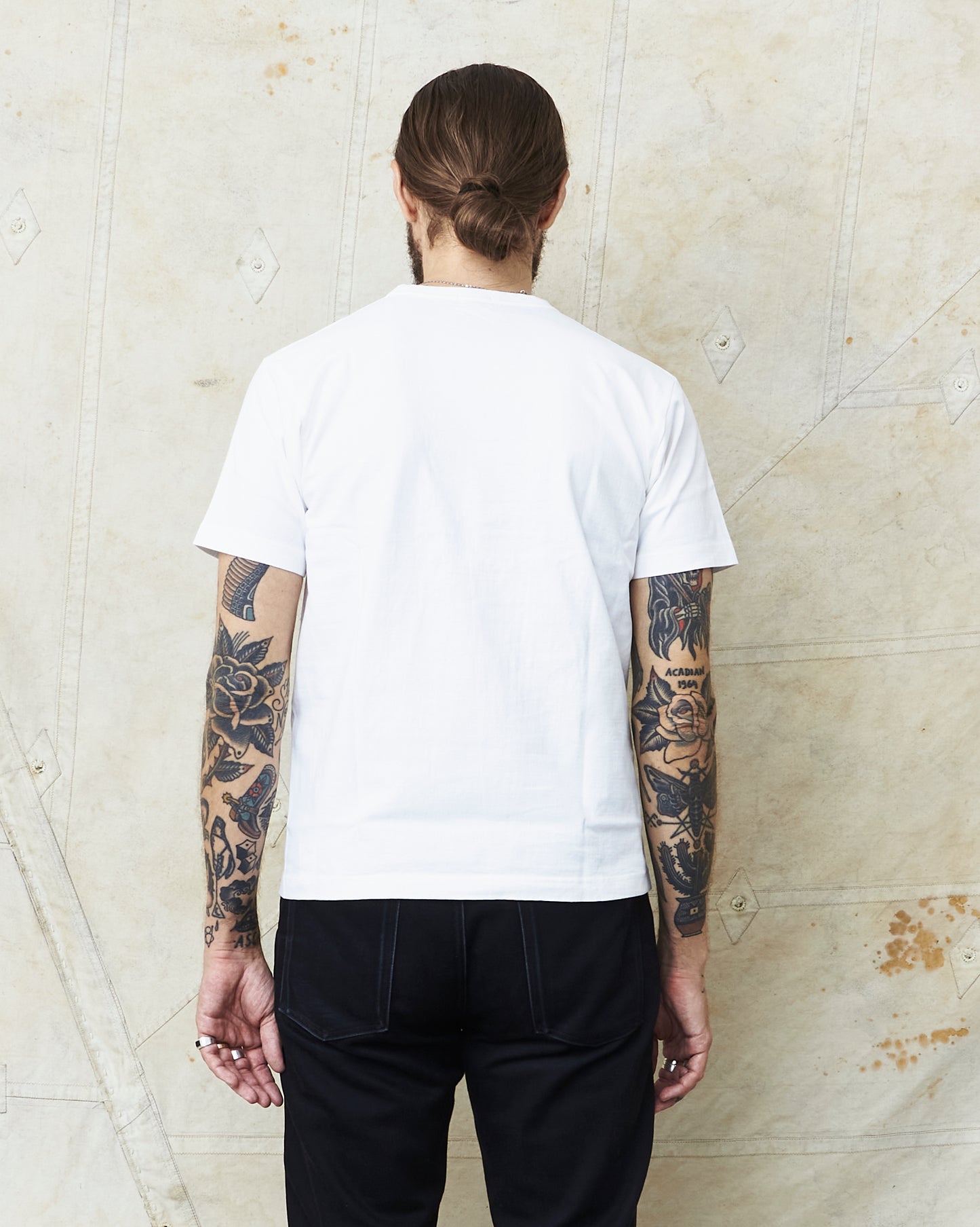 Whitesville WV78932 Off White Heavyweight Short Sleeve Pocket T-shirt
