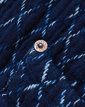 Indigofera Slowhand Shirt Indigo Kasuri Sashiko