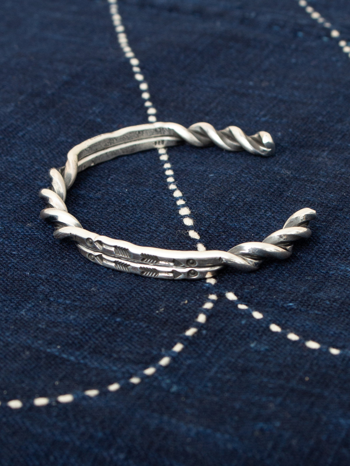 Tenable Crafts Twist and Arrows Silver Bracelet #6