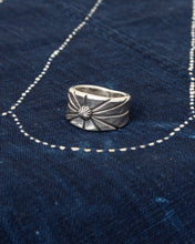 Tenable Crafts Hand Forged Mini Concho Silver Ring #1