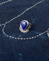 Tenable Crafts Womens Lapis Lazuli Silver Ring #9