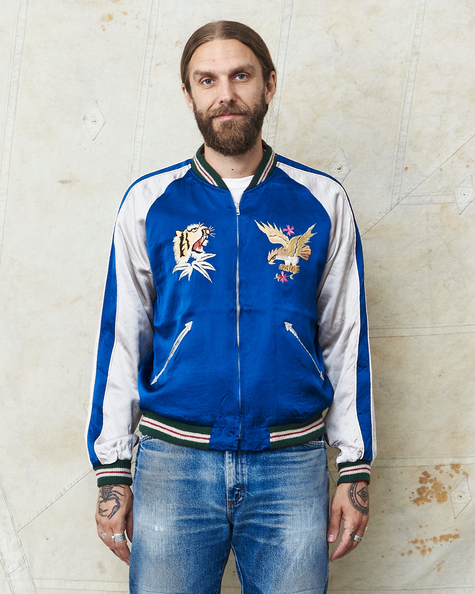 Tailor Toyo Early 1950s Style Acetate Souvenir Jacket 