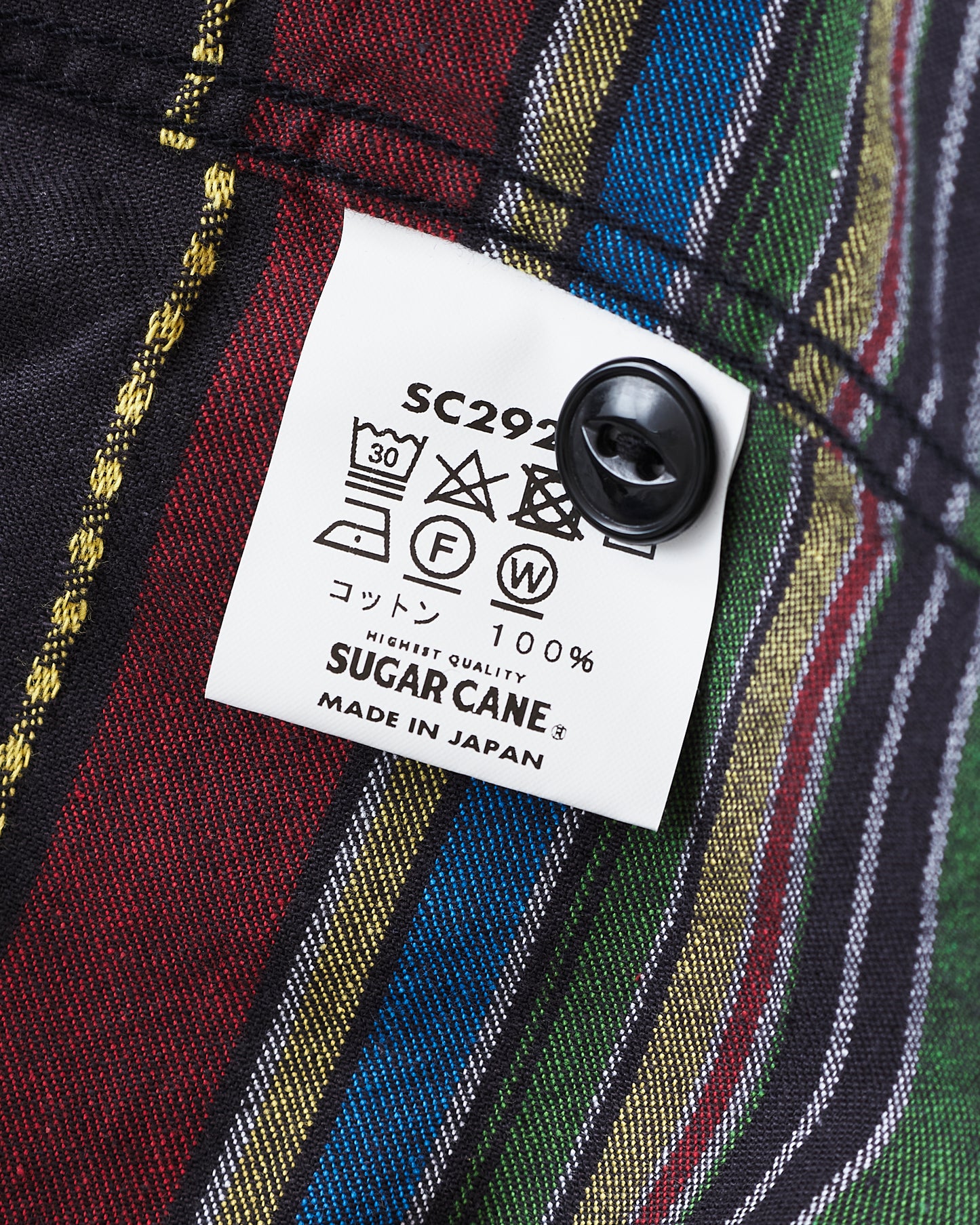 Sugar Cane & Co Long Sleeve Border Work Shirt SC29247