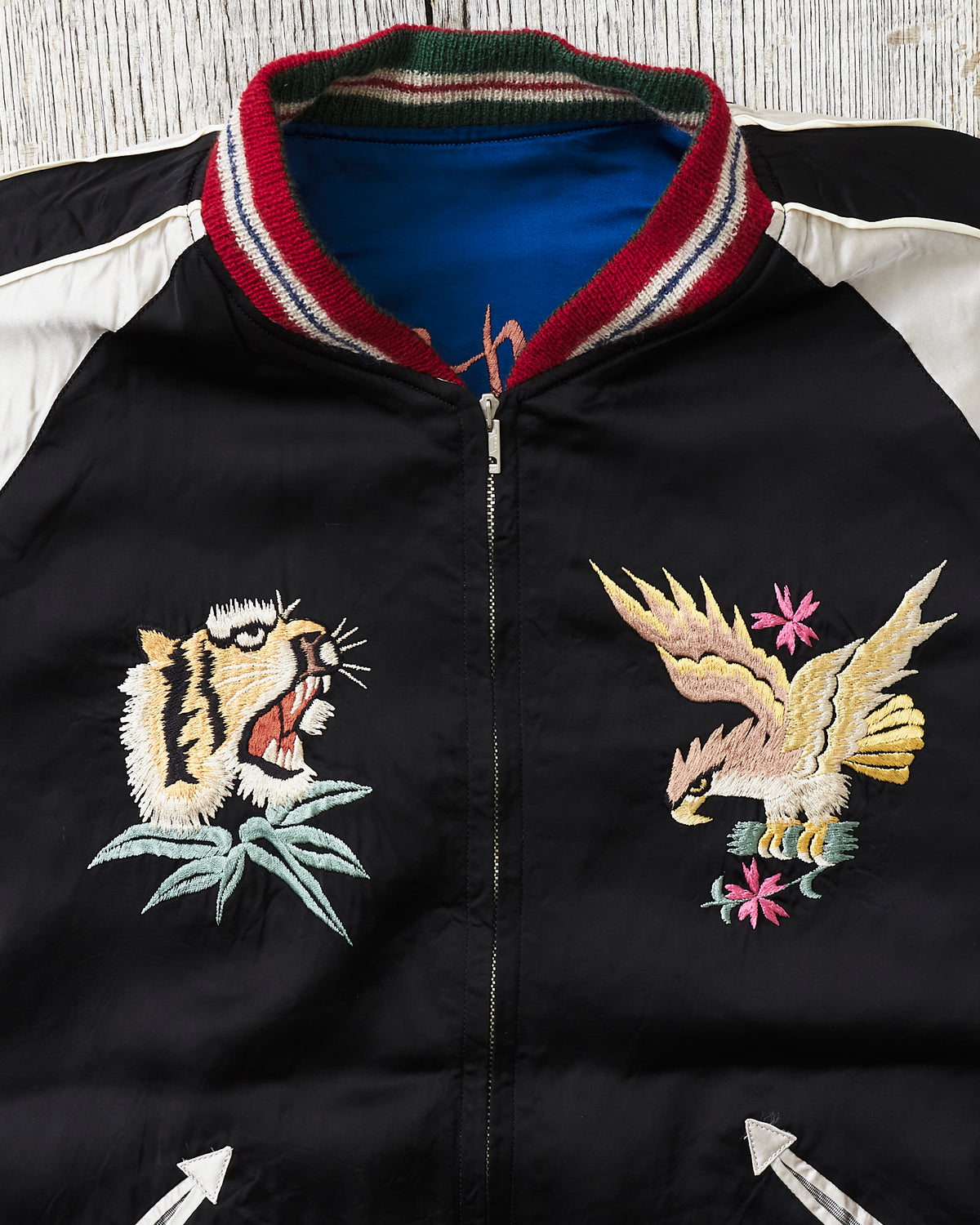 Tailor Toyo Early 1950s Style Acetate Souvenir Jacket "Sukajan" Dragon & Landscape