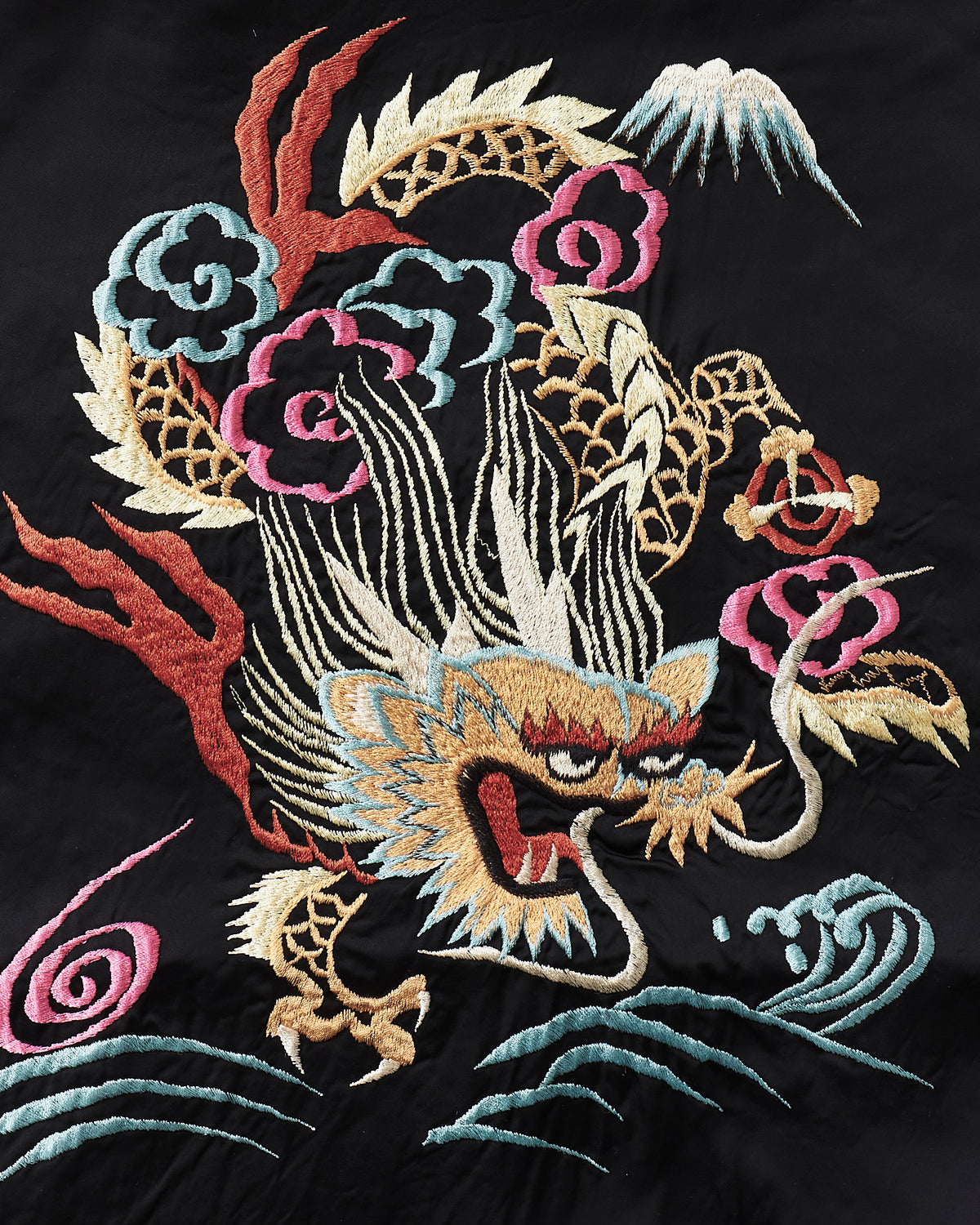 Tailor Toyo Early 1950s Style Acetate Souvenir Jacket "Sukajan" Dragon & Landscape