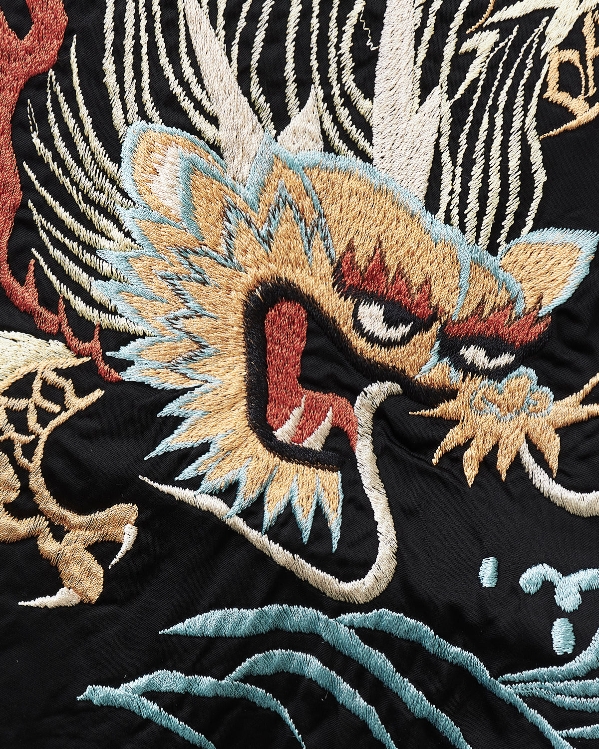 Tailor Toyo Early 1950s Style Acetate Souvenir Jacket "Sukajan" Dragon & Landscape