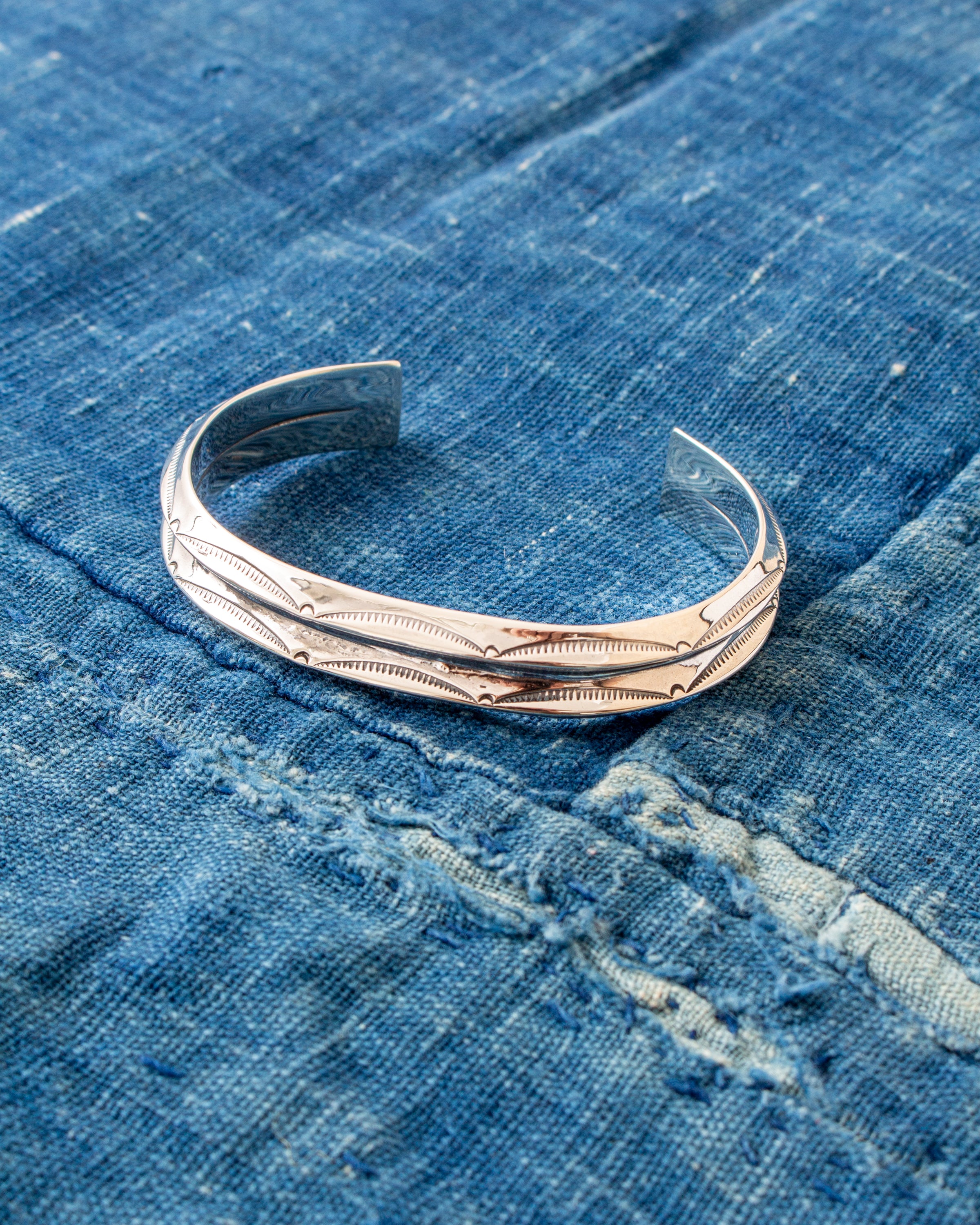 Larry Smith Twin Triangle Silver Bracelet BR-0110 – Second