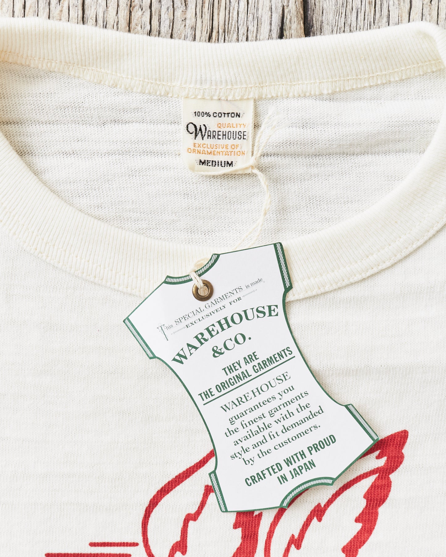 Warehouse & Co Lot 4800 Three-Quarter Sleeve Baseball Shirt Cayote Cream/Bordeaux
