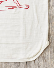 Warehouse & Co Three-Quarter Sleeve Baseball Shirt Cayote Cream/Bordeaux
