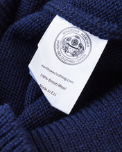 North Sea Clothing The Submariner Roll Neck Wool Sweater Navy