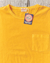 Whitesville Lot No. WV79531 Pigment Dye Pocket T-Shirt Yellow