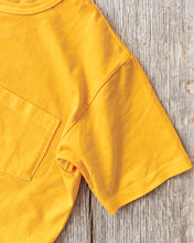 Whitesville Lot No. WV79531 Pigment Dye Pocket T-Shirt Yellow