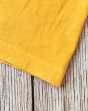 Whitesville Lot No. WV79531 Pigment Dye Pocket T-Shirt Yellow