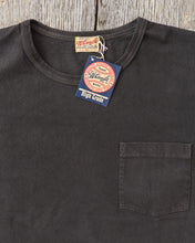 Whitesville Lot No. WV79531 Pigment Dye Pocket T-Shirt Black