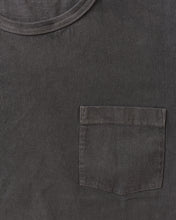 Whitesville Lot No. WV79531 Pigment Dye Pocket T-Shirt Black