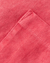Whitesville Lot No. WV79531 Pigment Dye Pocket T-Shirt Red