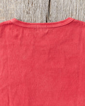 Whitesville Lot No. WV79531 Pigment Dye Pocket T-Shirt Red