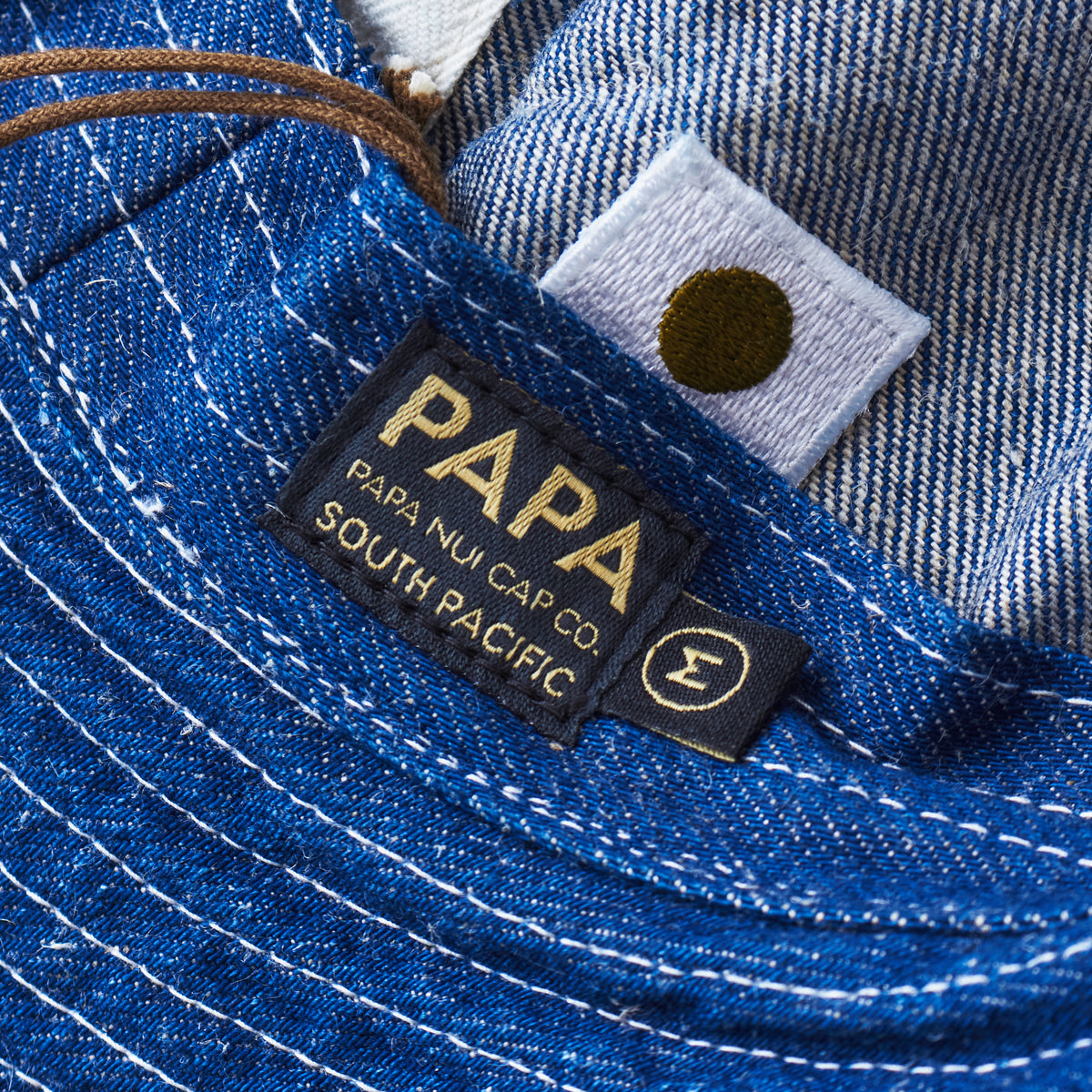Papa Nui Cap Co. Army Denim Hat