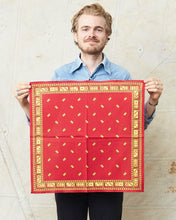 Warehouse & Co Lot 5241 Selvedge Bandana Domino Pattern Red