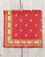 Warehouse & Co Lot 5241 Selvedge Bandana Domino Pattern Red