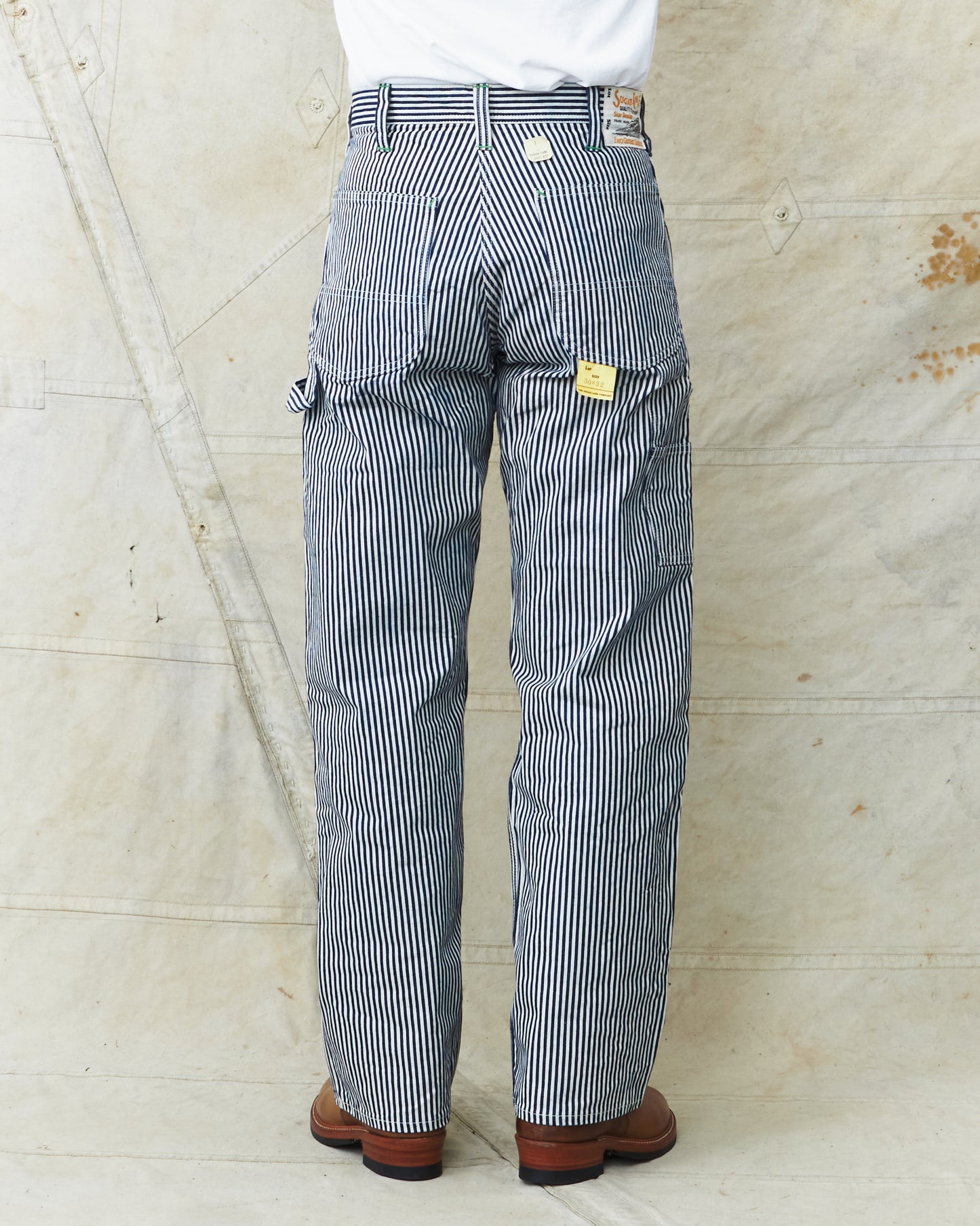 Sugar Cane & Co. 11oz. Hickory Stripe Work Pants SC41823
