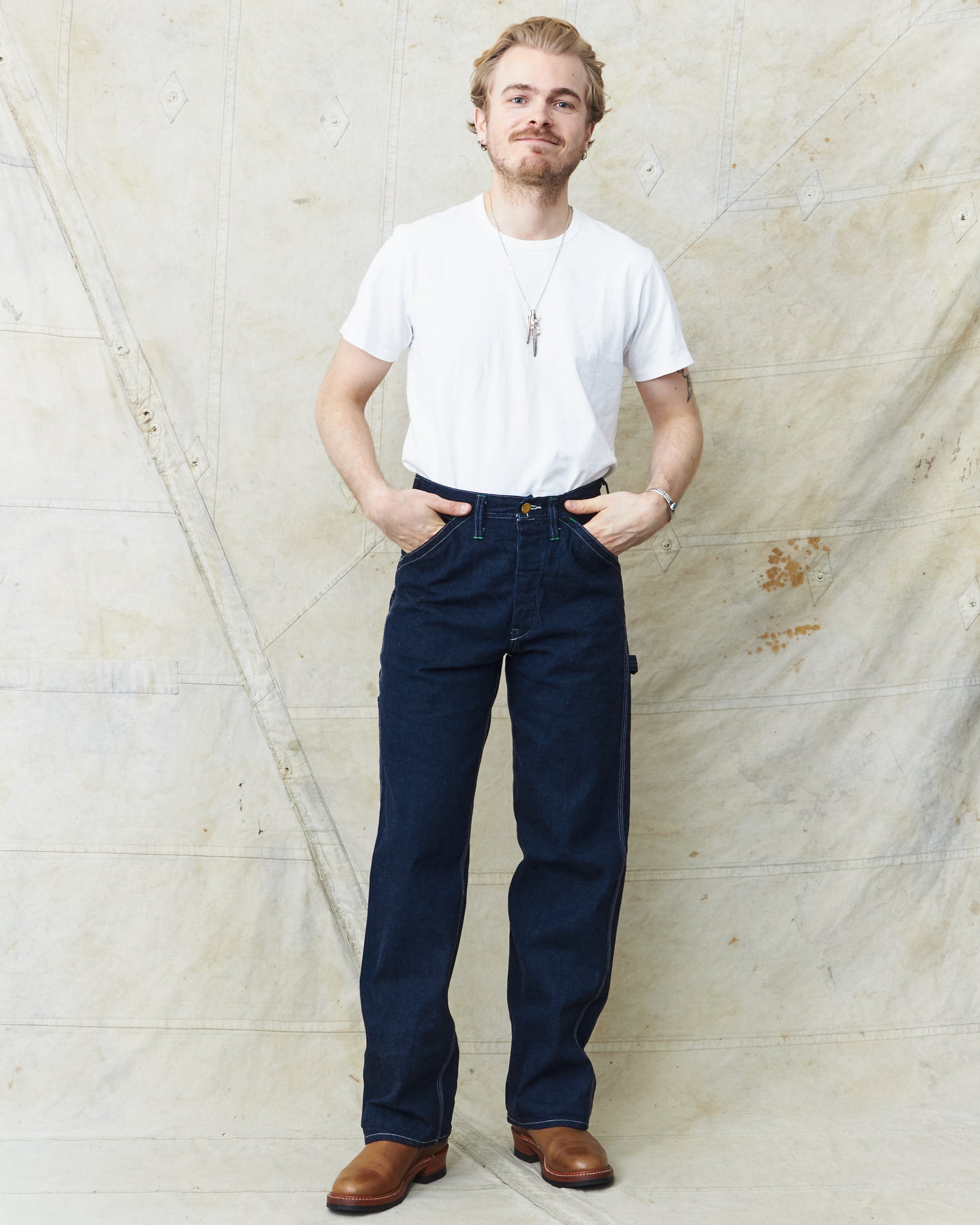 Sugar Cane & Co. 11oz. Blue Denim Work Pants SC41822 – Second Sunrise