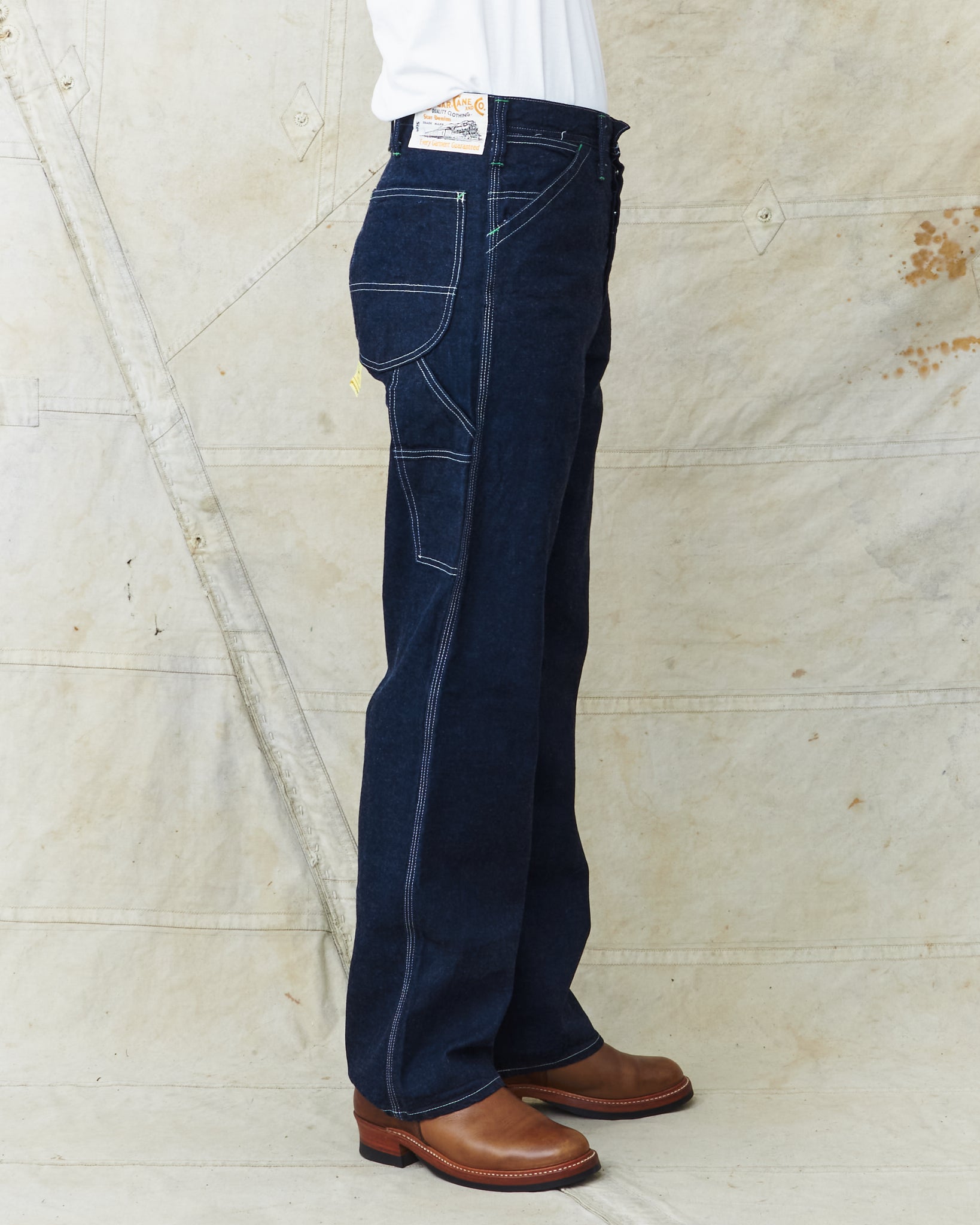 Sugar Cane & Co. 11oz. Blue Denim Work Pants SC41822 – Second Sunrise