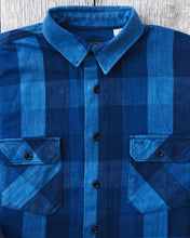 Indigofera Norris Flannel Shirt Triple Indigo