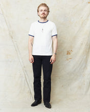 Warehouse & Co Lot. 4059 Ringer T-shirt Cream / Navy