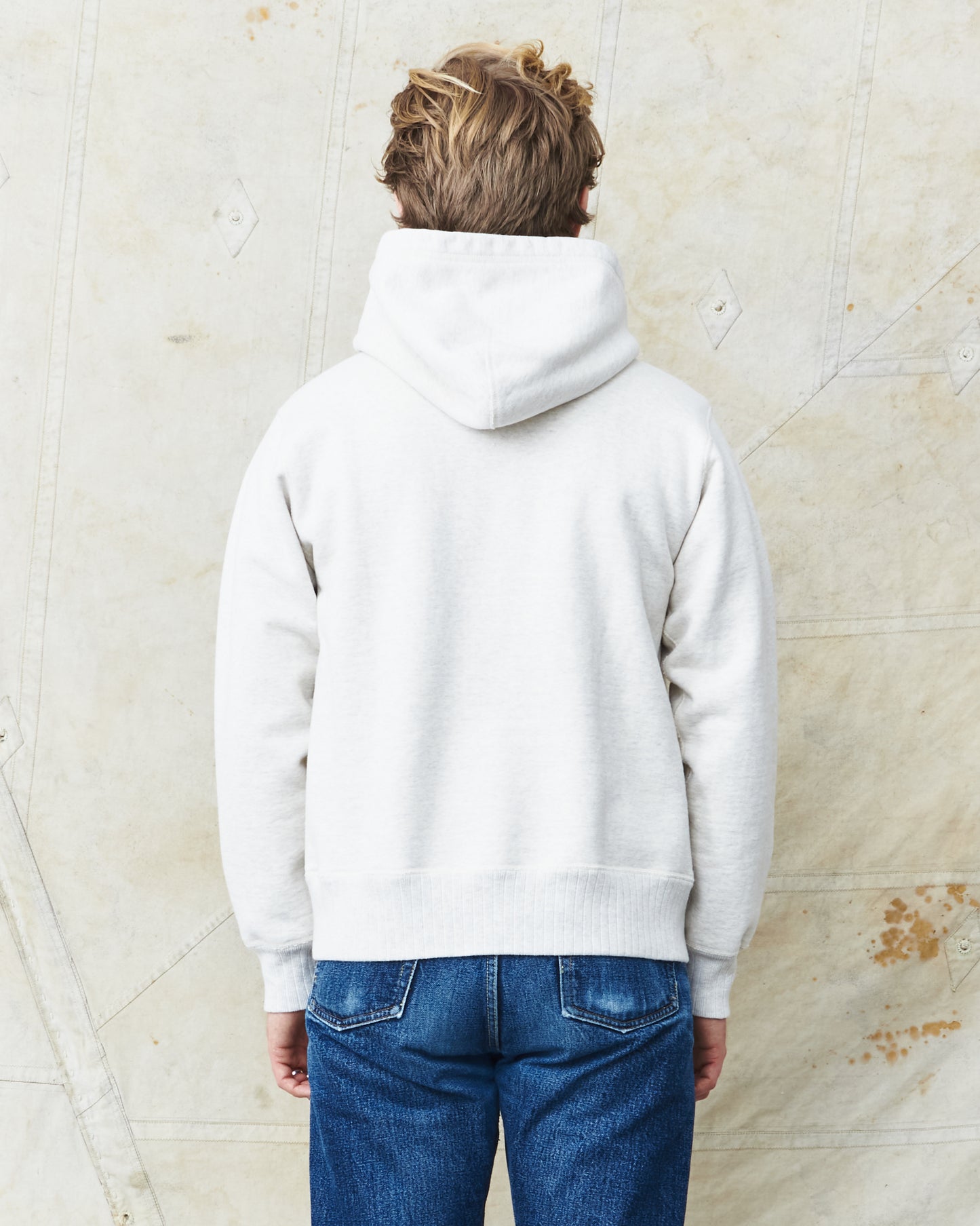 Whitesville Heavyweight Loop-Wheeled Hoodie Oatmeal WV67729
