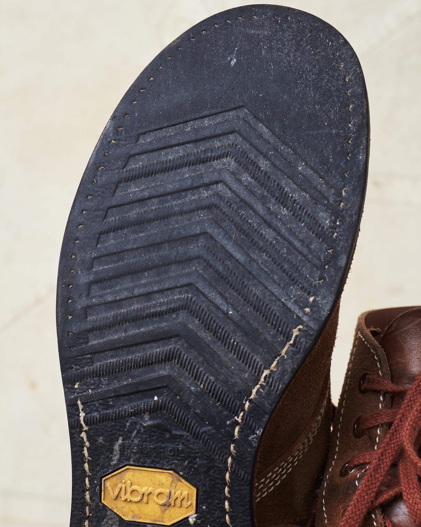 Second Hand John Lofgren LK-017 M-43 Service Shoes Horween Leather CXL Natural Size US 9