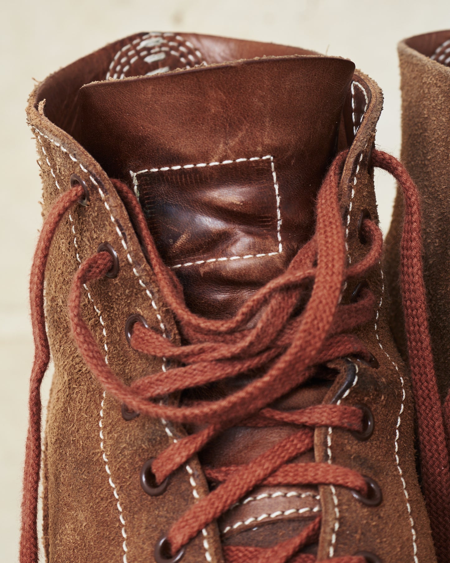 Second Hand John Lofgren LK-017 M-43 Service Shoes Horween Leather CXL Natural Size US 9