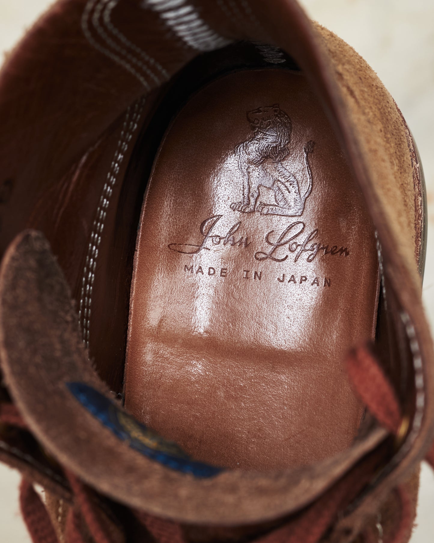 Second Hand John Lofgren LK-017 M-43 Service Shoes Horween Leather CXL Natural Size US 9