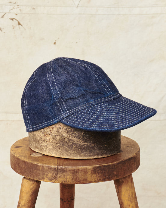 Papa Nui Cap Co. A-3 1860 Amoskeag Indigo Cap