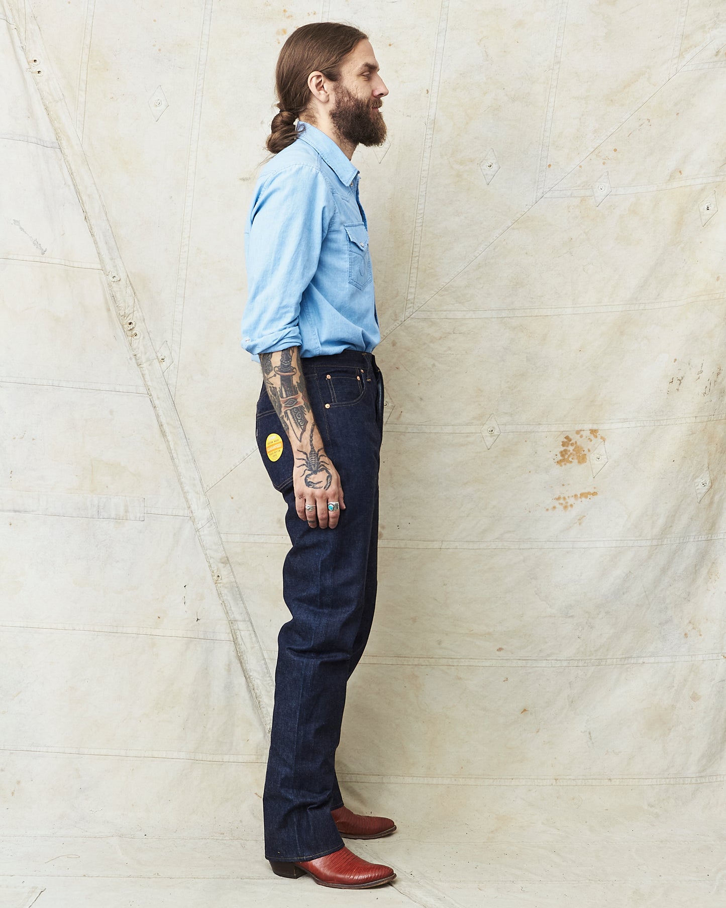 Denime by Warehouse & Co Lot 220A Offset XX Model Jeans Non Wash