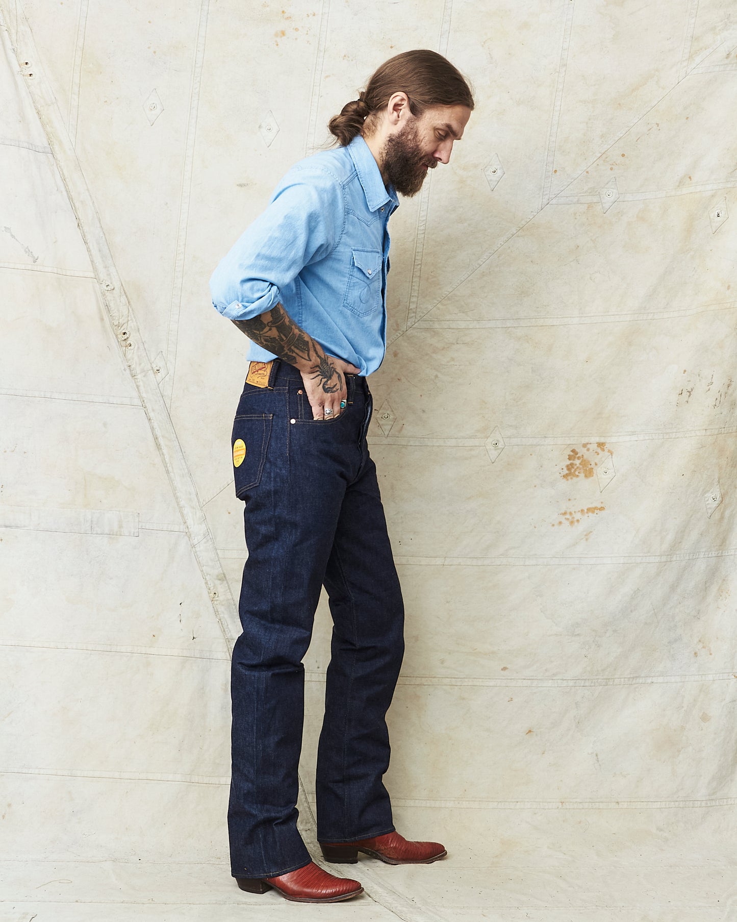 Denime by Warehouse & Co Lot 220A Offset XX Model Jeans Non Wash