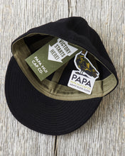 Papa Nui Cap Co. P-80 Wool Cap Black