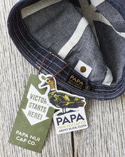 Papa Nui Cap Co. A-3 1860 Amoskeag Indigo Cap