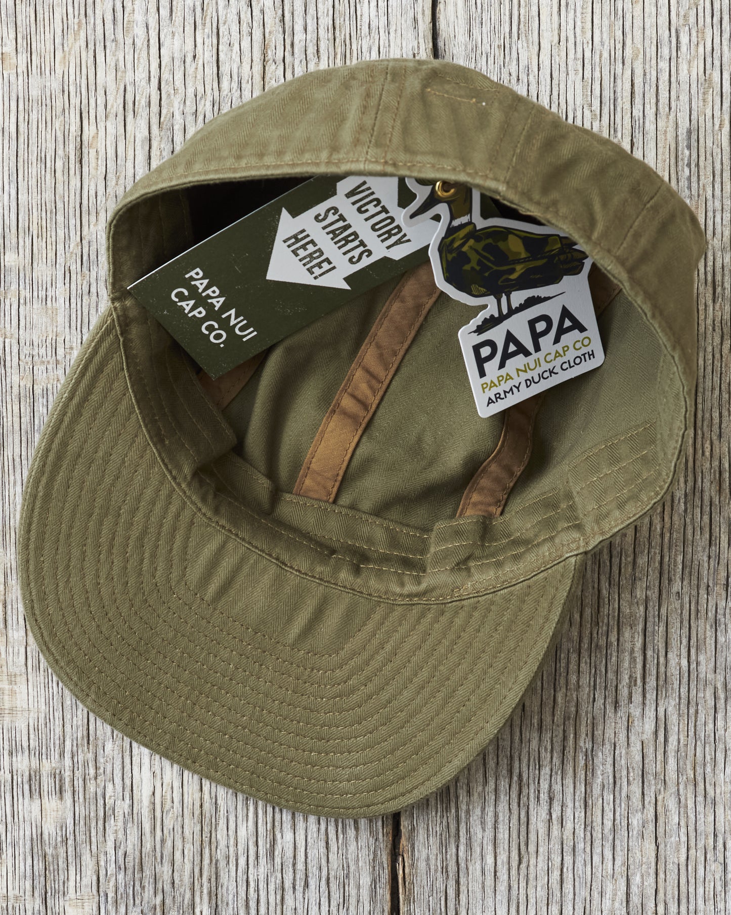 Papa Nui Cap Co. Hell Cat Olive Drab Cap