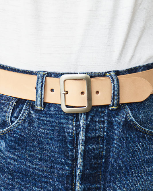 Sugar Cane & Co. Garrison Natural Leather Belt SC02320